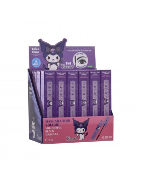 Hello Kitty Kuromi Μάσκαρα Μαύρη 8ml (Stand 24 τεμάχια) Take Care